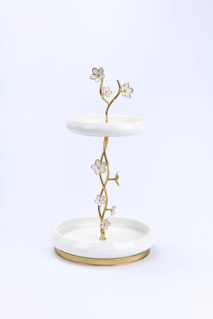 Kiraz Çiçeği Çift Katlı Sunumluk