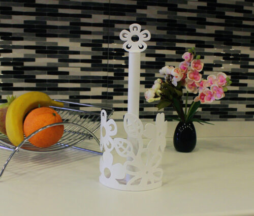 FERFOJE ÇİÇEKLİ HAVLULUK PAPER TOWEL HOLDER