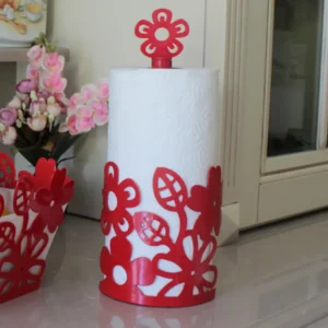 FERFOJE ÇİÇEKLİ HAVLULUK PAPER TOWEL HOLDER 4