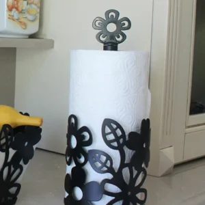 FERFOJE ÇİÇEKLİ HAVLULUK PAPER TOWEL HOLDER 5