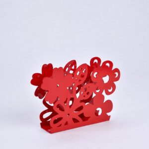 Ferforje Dik kırmızı Peçetelik