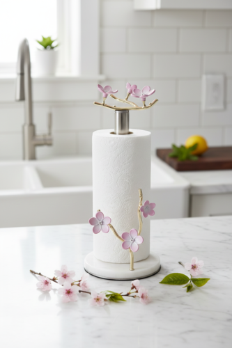 KİRAZ ÇİÇEGİ MERMER KAGIT HAVLULUK