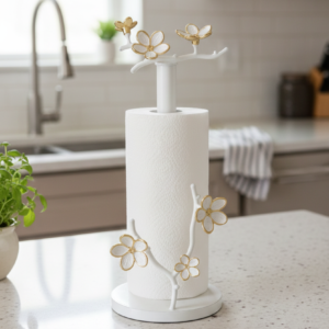 Kiraz çiçeği beyaz havluluk