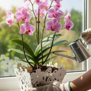 beyaz ferforje çiçeklik 2