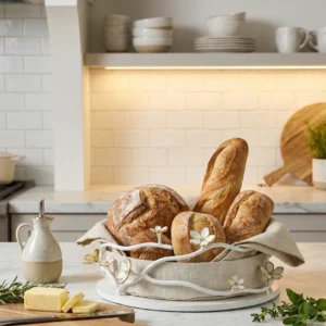 lüks şık ekmek sepeti