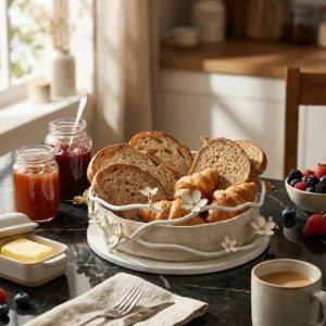 lüks şık ekmek sepeti