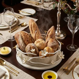 lüks şık ekmek sepeti