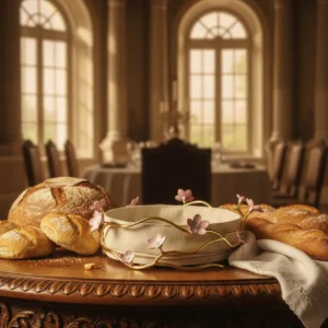 lüks şık ekmek sepeti