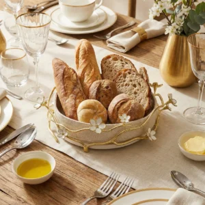 lüks şık ekmek sepeti