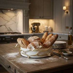 lüks şık ekmek sepeti