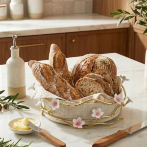 lüks şık ekmek sepeti