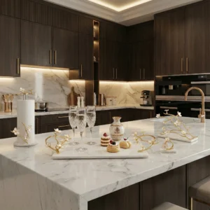 Alaylı Mermer mutfak ürünleri tepsi ekmeklik peçetelik