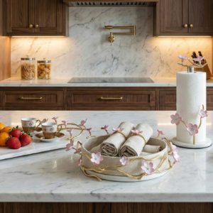 Alaylı Mermer mutfak ürünleri tepsi ekmeklik peçetelik (14)