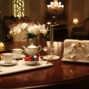 Alaylı Mermer mutfak ürünleri tepsi ekmeklik peçetelik