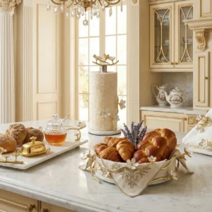 Alaylı Mermer mutfak ürünleri tepsi ekmeklik peçetelik