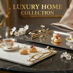 alaylı metal ve mermer luxury home collection