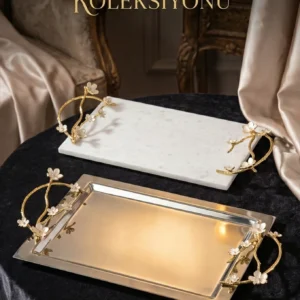 alaylı metal ve mermer luxury home collection