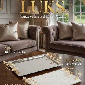 alaylı metal ve mermer luxury home collection