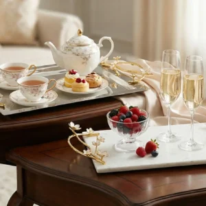 alaylı metal ve mermer luxury home collection