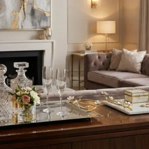 alaylı metal ve mermer luxury home collection